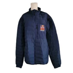 Red Bull KTM Racing Team Quilted Jacket Mens 4XL Blue Full Zip Team Issued